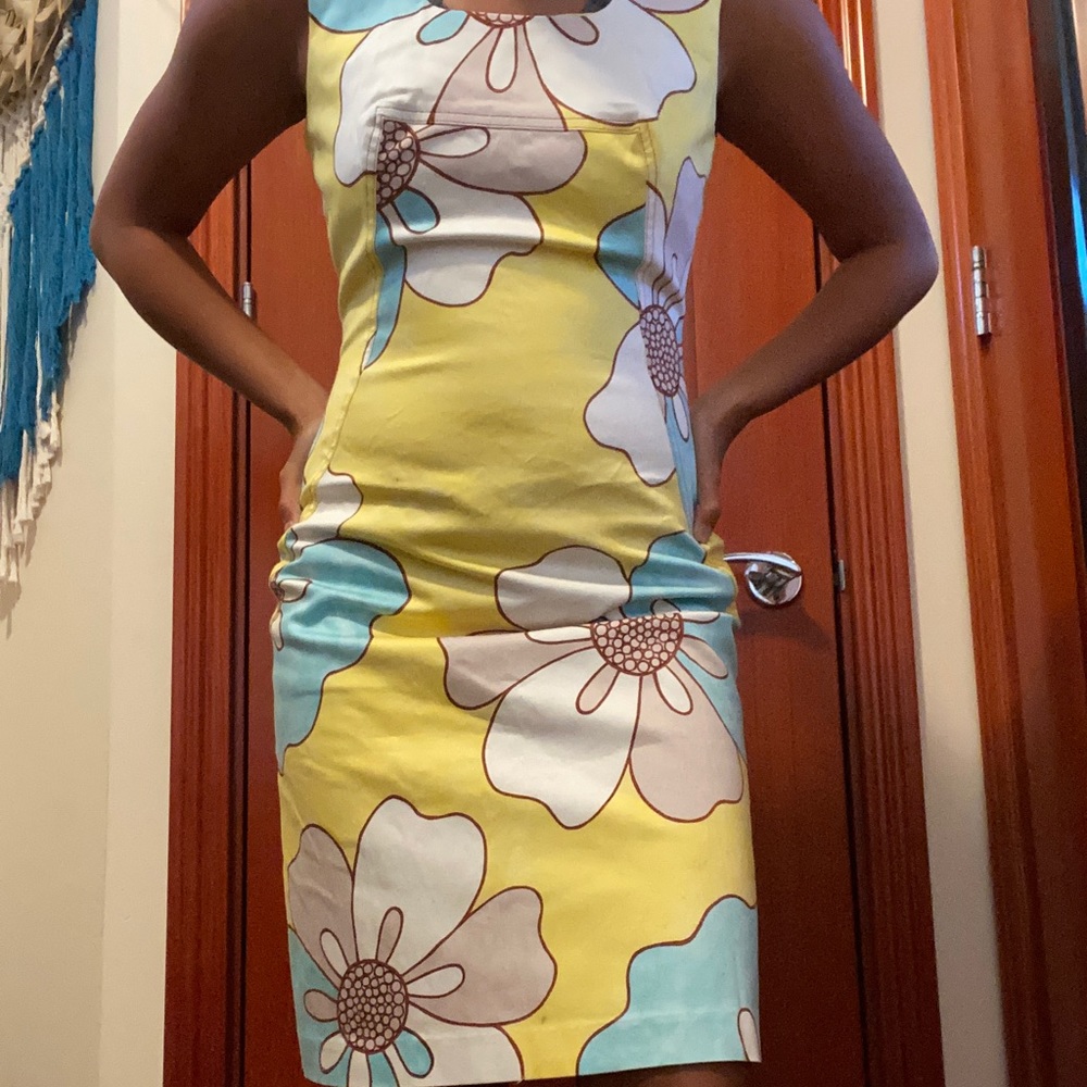 David Meister Floral Dress